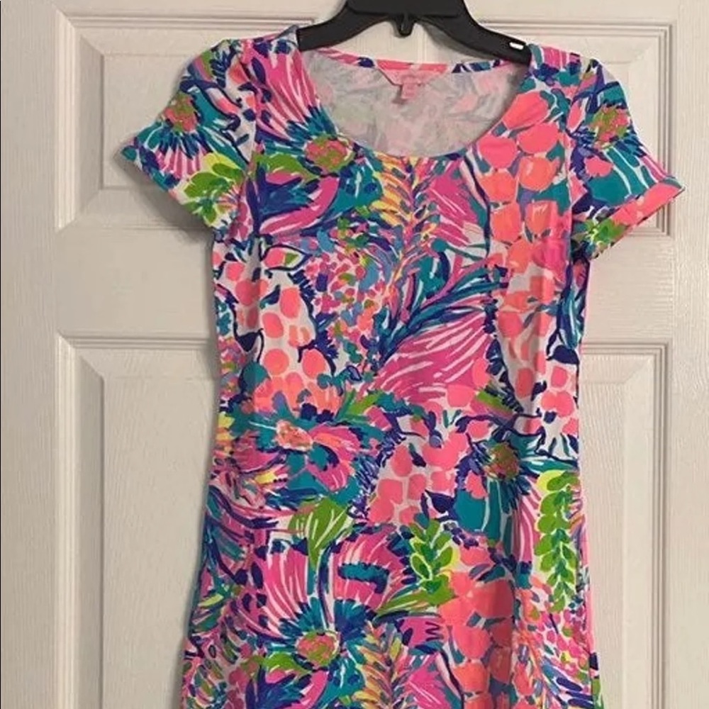 NWOT: New Lilly Pulitzer rare Gumbo Limbo Print dress.